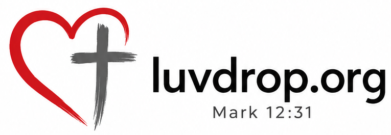 Luvdrop heart and cross